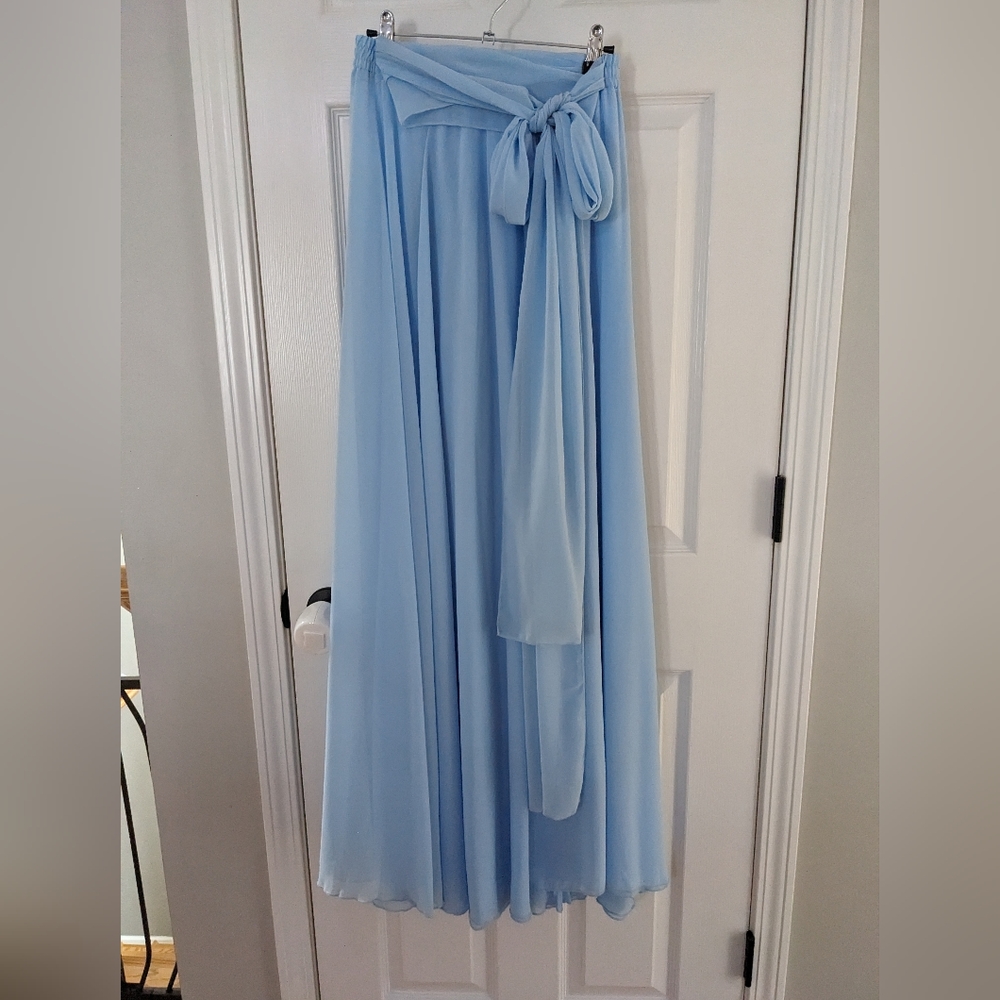 Amazon Light Blue Maxi Skirt